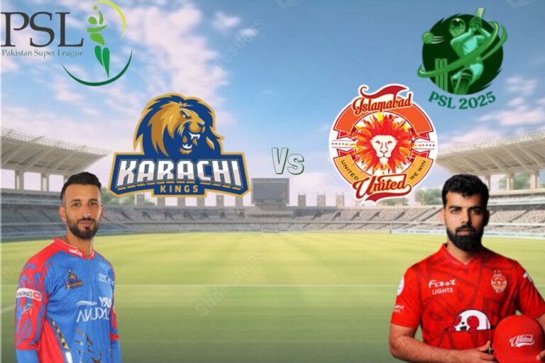 Karachi Kings Vs Islamabad United