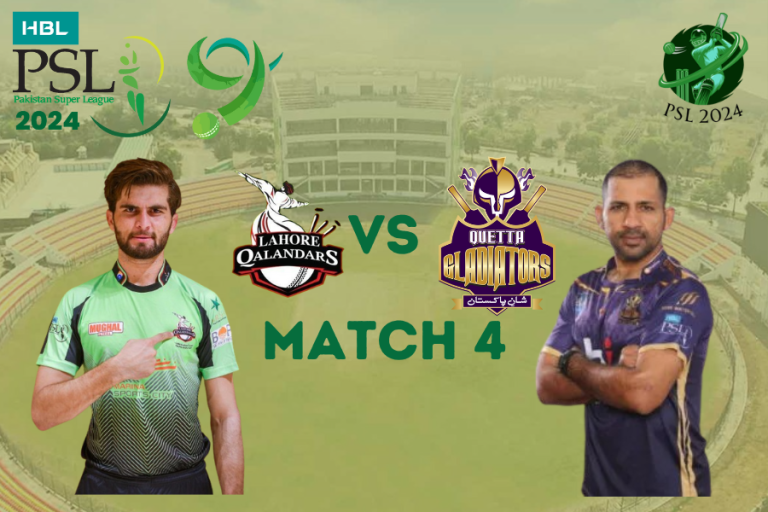 Lahore Qalandars Vs Quetta Gladiators