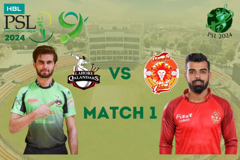 Lahore Qalandars Vs Islamabad United