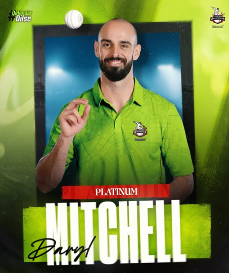 Daryl Mitchell in Lahore Qalandars
