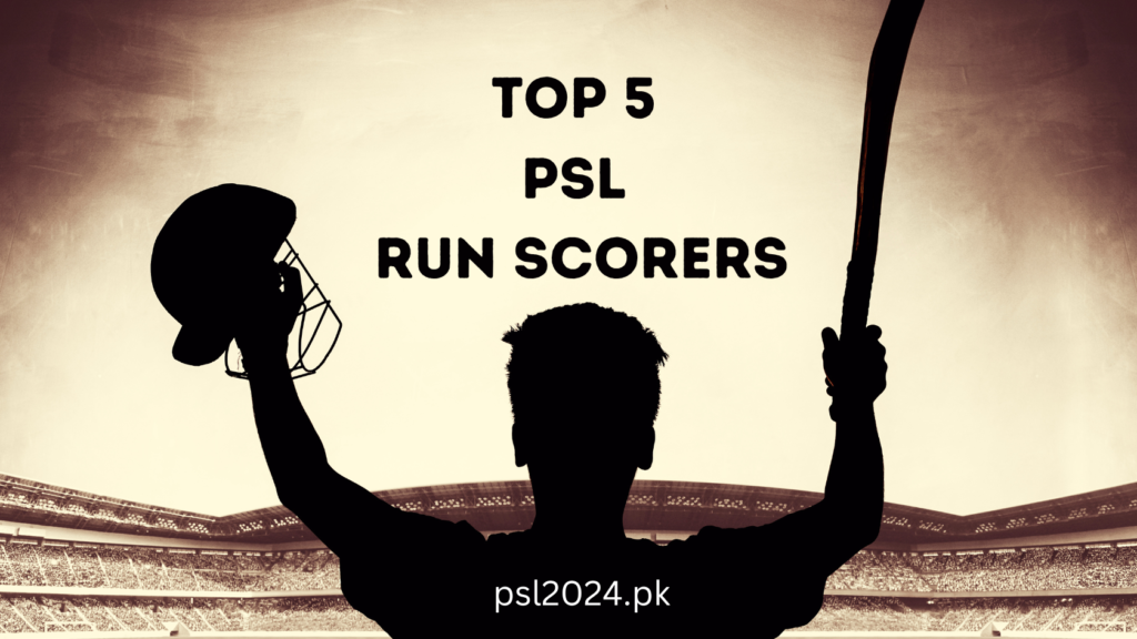 Top 5 PSL Run Scorers